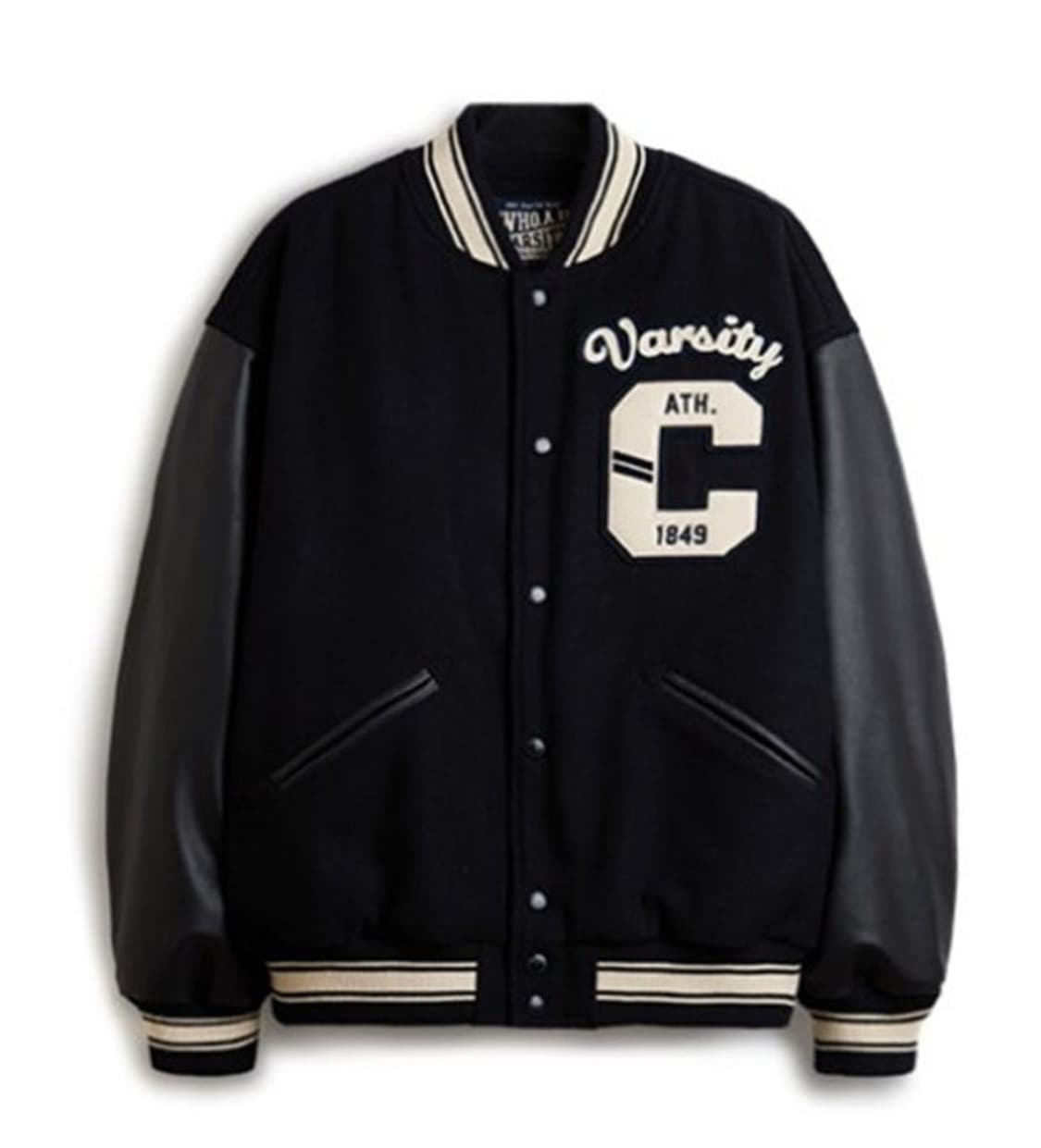 후아유 바시티 자켓s 상품이미지1