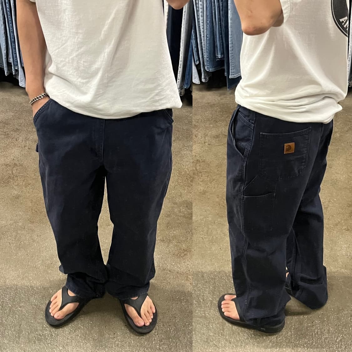 Carhartt B11 네이비 카펜터 팬츠 (31“) 상품이미지1