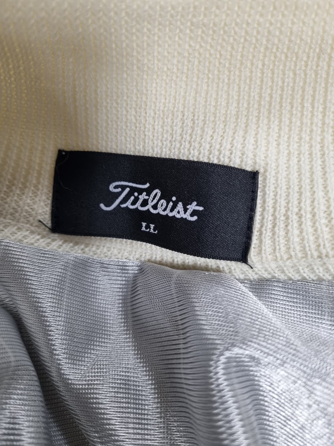 타이틀리스트 격자무늬 남성 방풍니트  상품이미지3