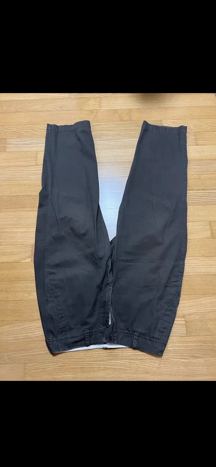 에스피오나지 Wide Officer Pants Taupe M 상품이미지4