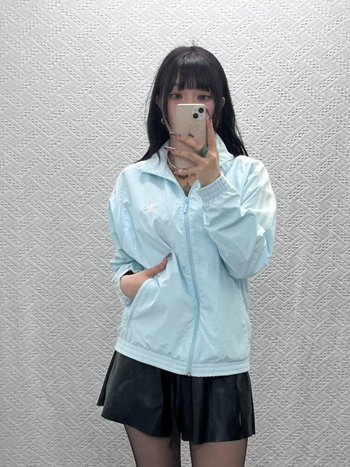 아디다스 락업 사이드라인 클라우드 바람막이 자켓 M C12056 상품이미지2
