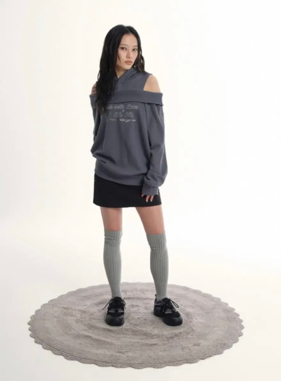 (새상품) 애즈온 니삭스 그레이 상품이미지2