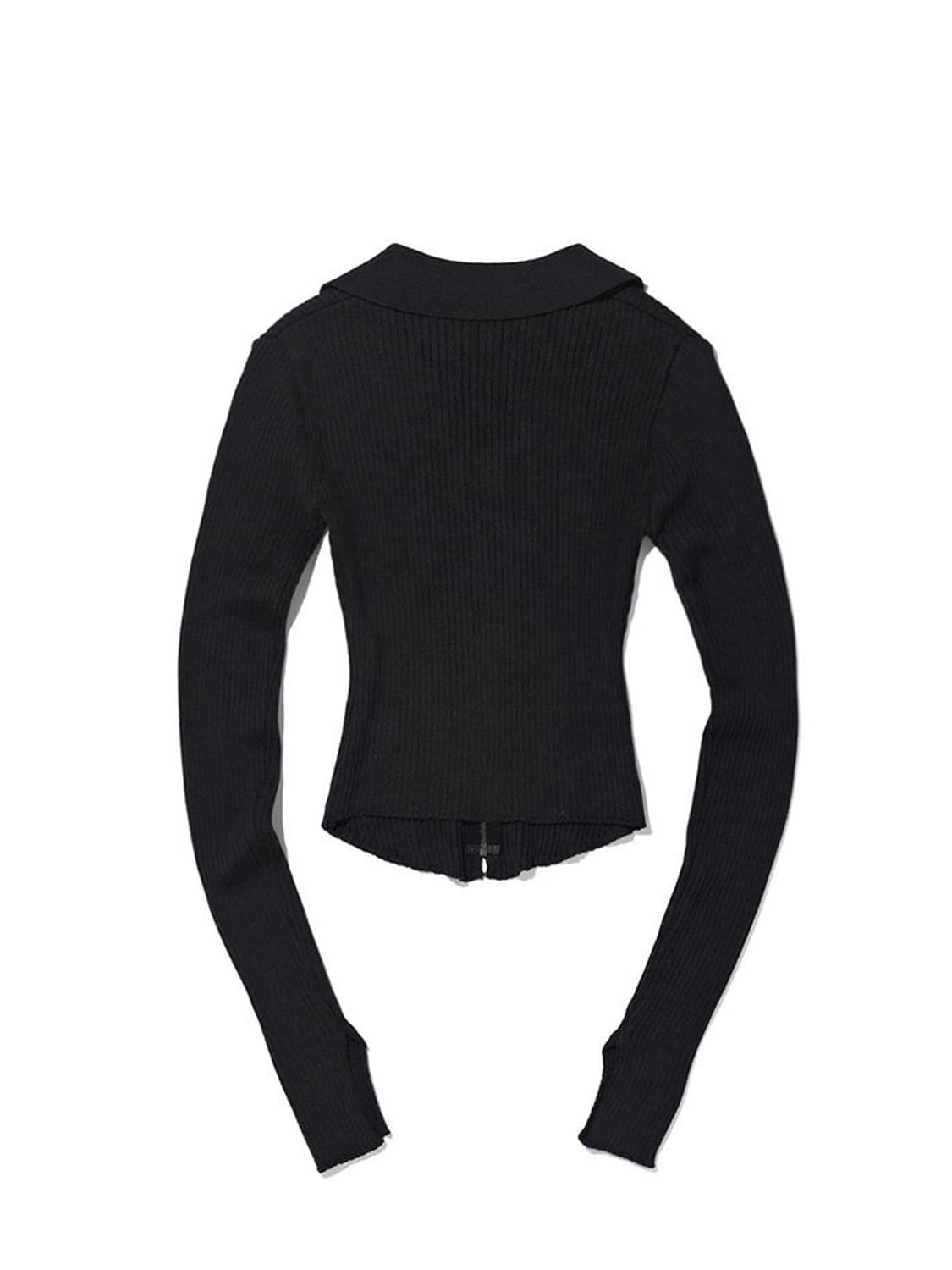 Mischief Knitted Long Sleeve Shirt Black 상품이미지2