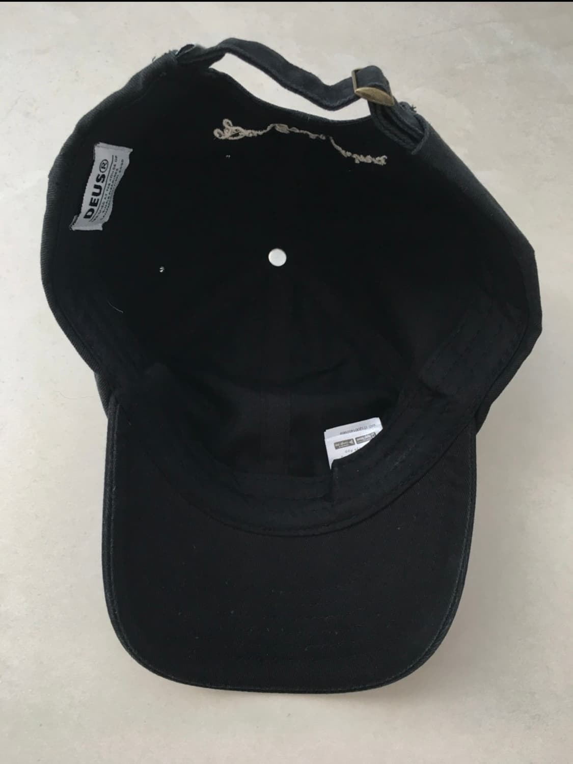 DEUS Shield Standard Dad Cap_Black 상품이미지5