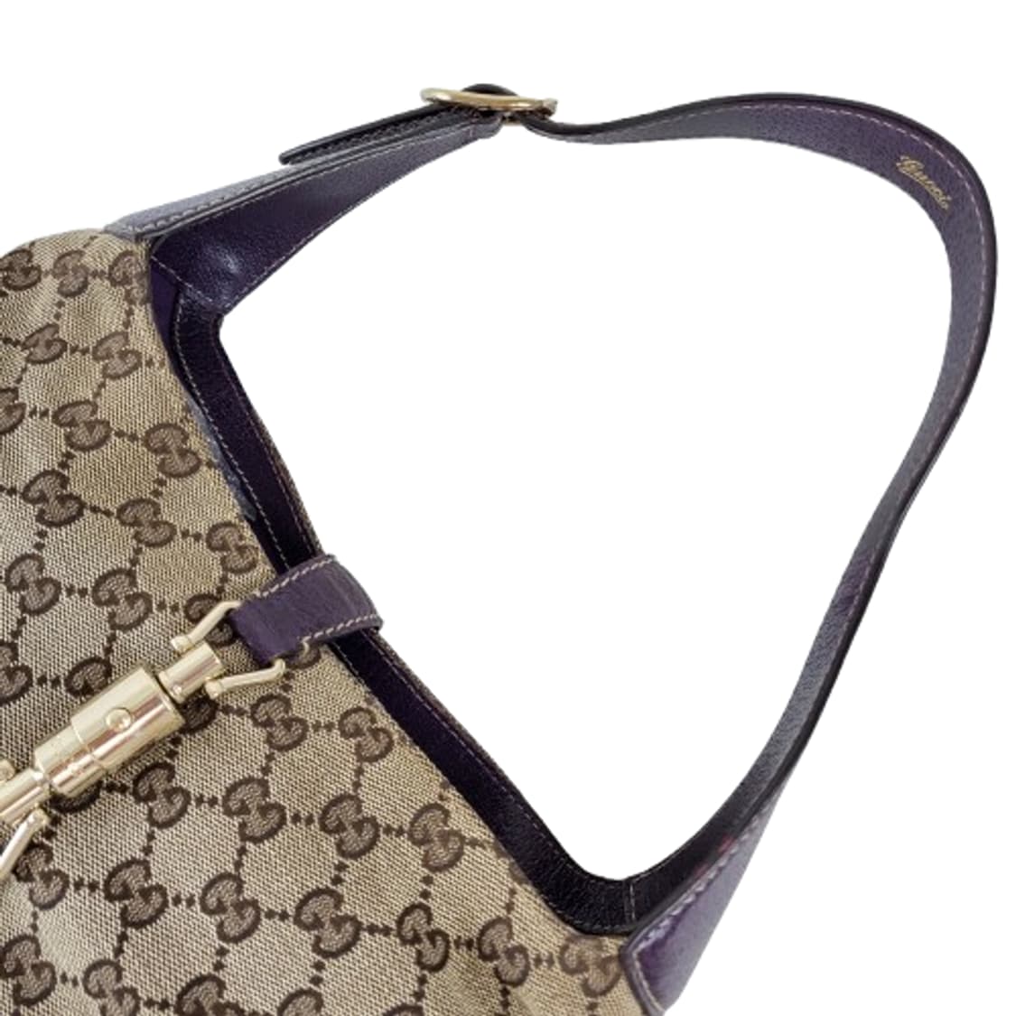 정품 구찌 프리-오운드 GG 로고 자가드 재키 호보백 상품이미지8