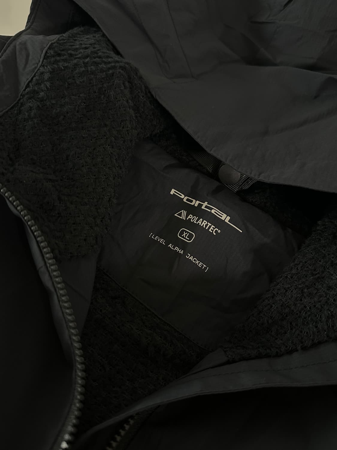 portal level alpha jacket black XL 상품이미지2