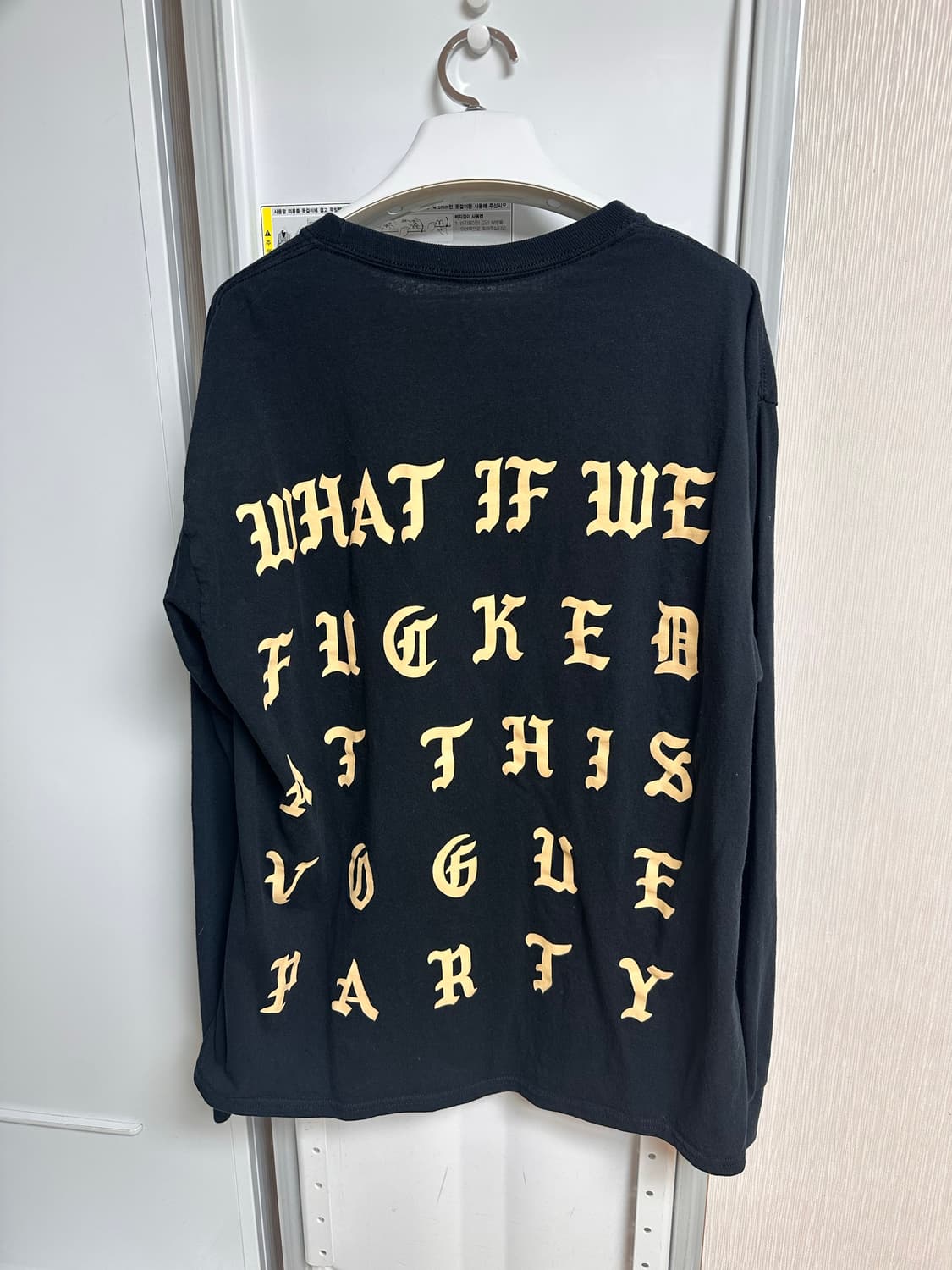 칸예 웨스트 tlop 투어 머천 롱슬리브 상품이미지2