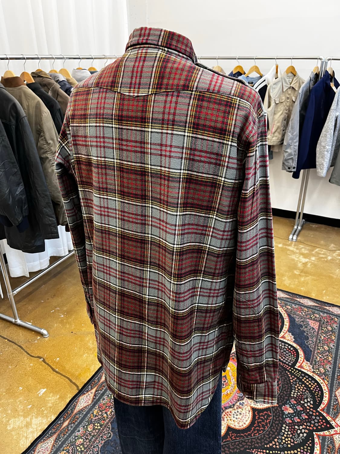 폴로 랄프 로렌 플란넬 체크 셔츠 상품이미지6