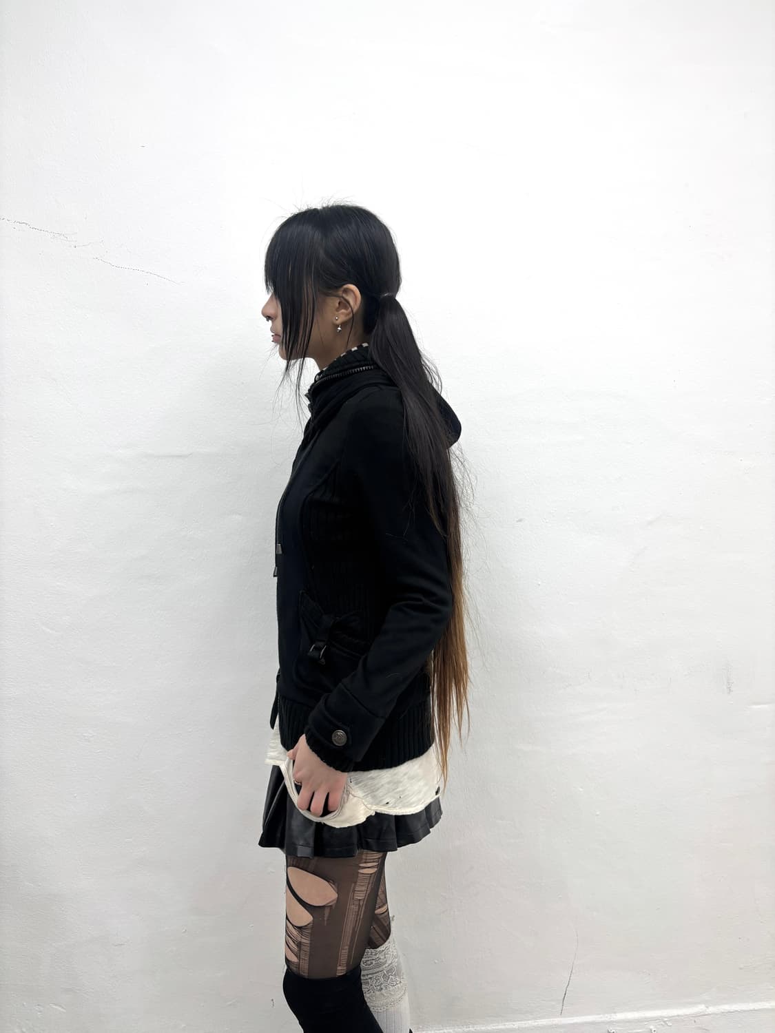 Ribbed cargo pocket hood jacket   상품이미지5