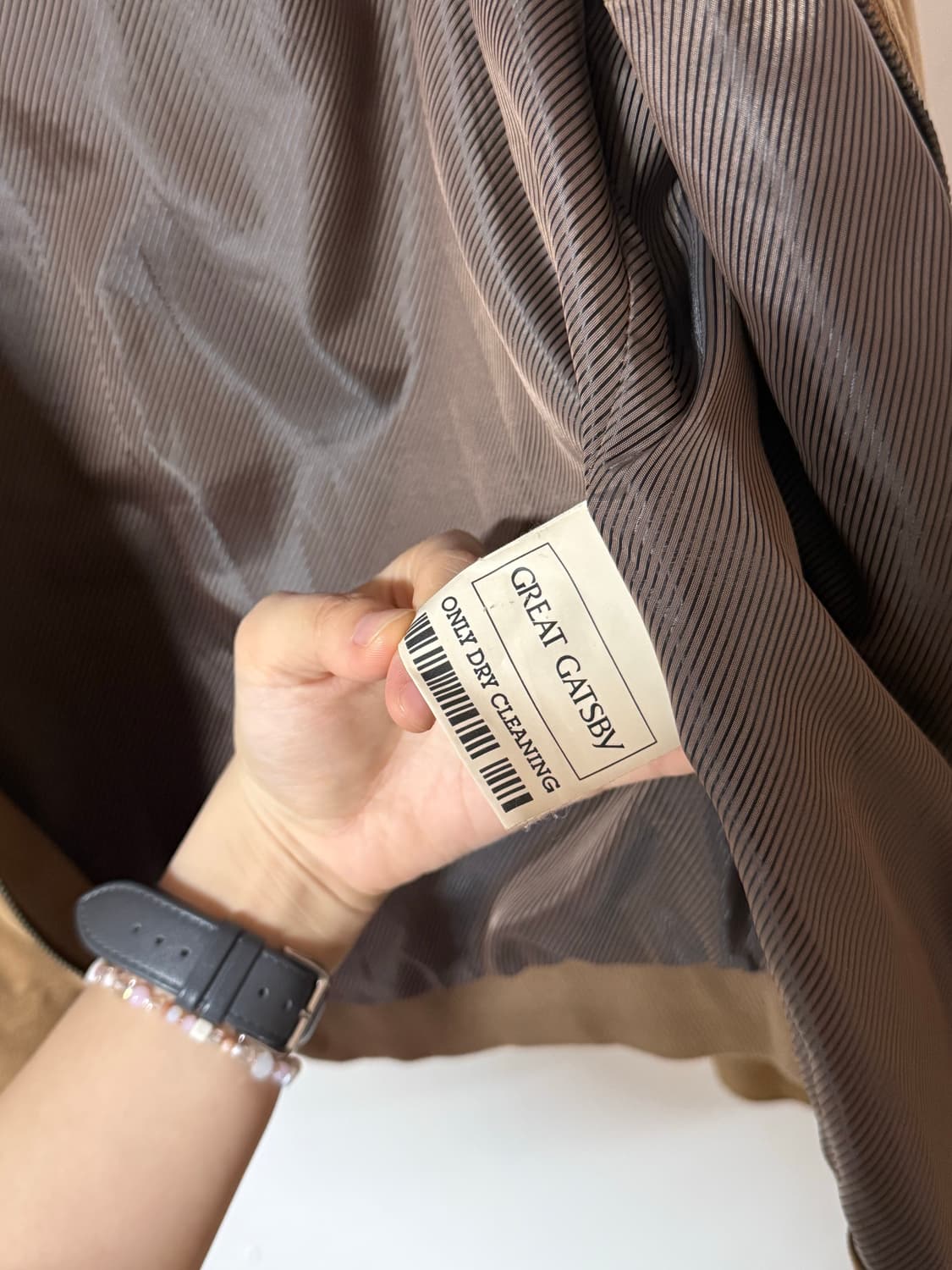 Great gatsby 카멜 스웨이드  라이더자켓 상품이미지6