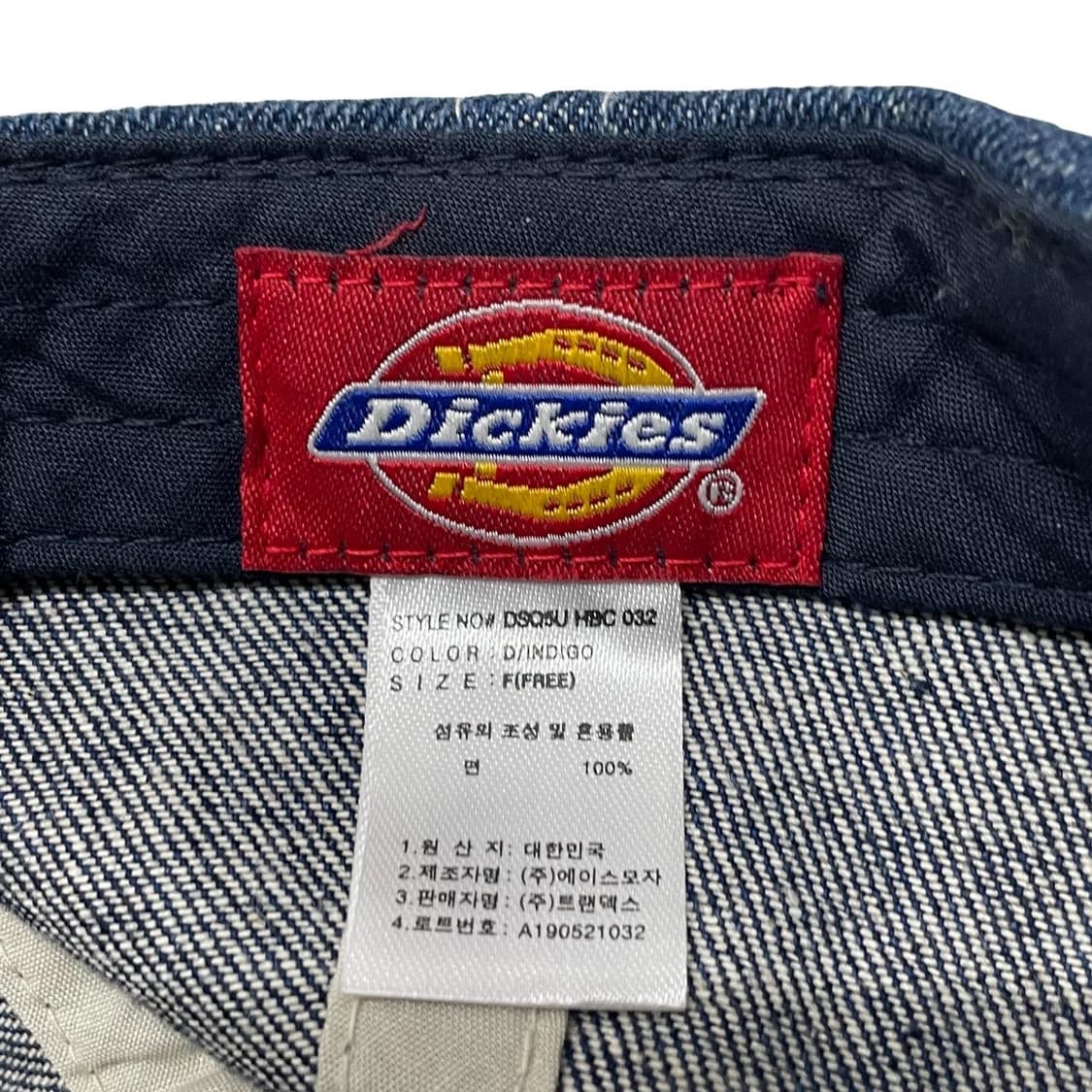 디키즈 데님 볼캡 상품이미지8