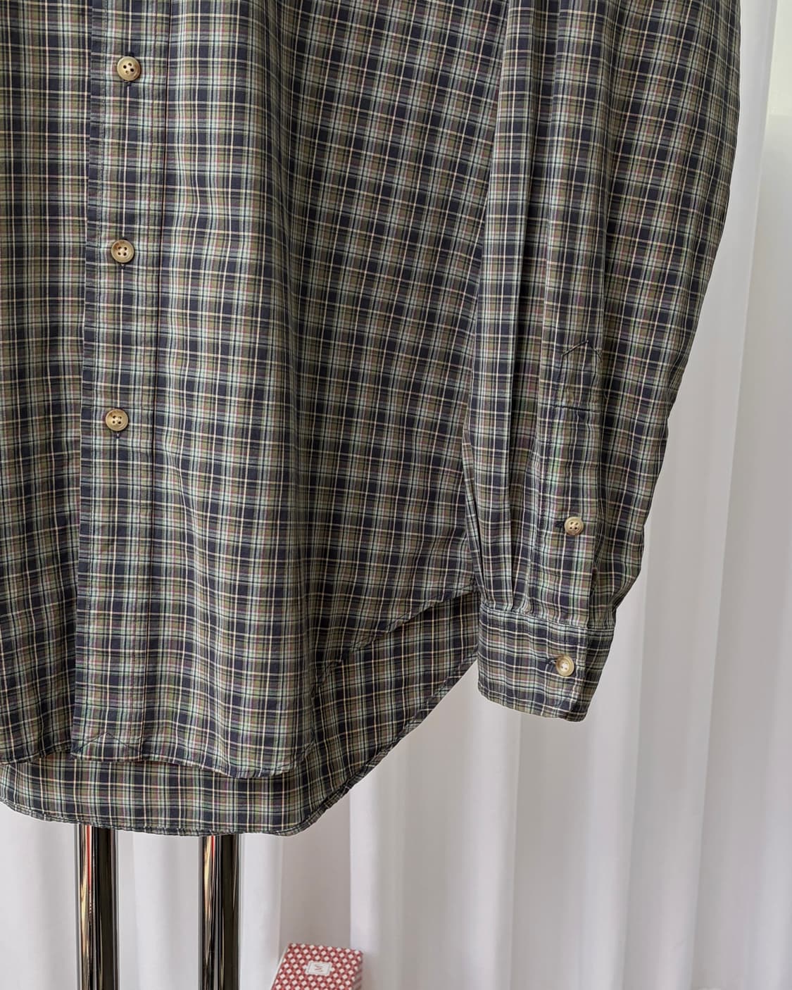 [M]폴로 랄프로렌 클래식핏 옥스포드 체크 셔츠 상품이미지5