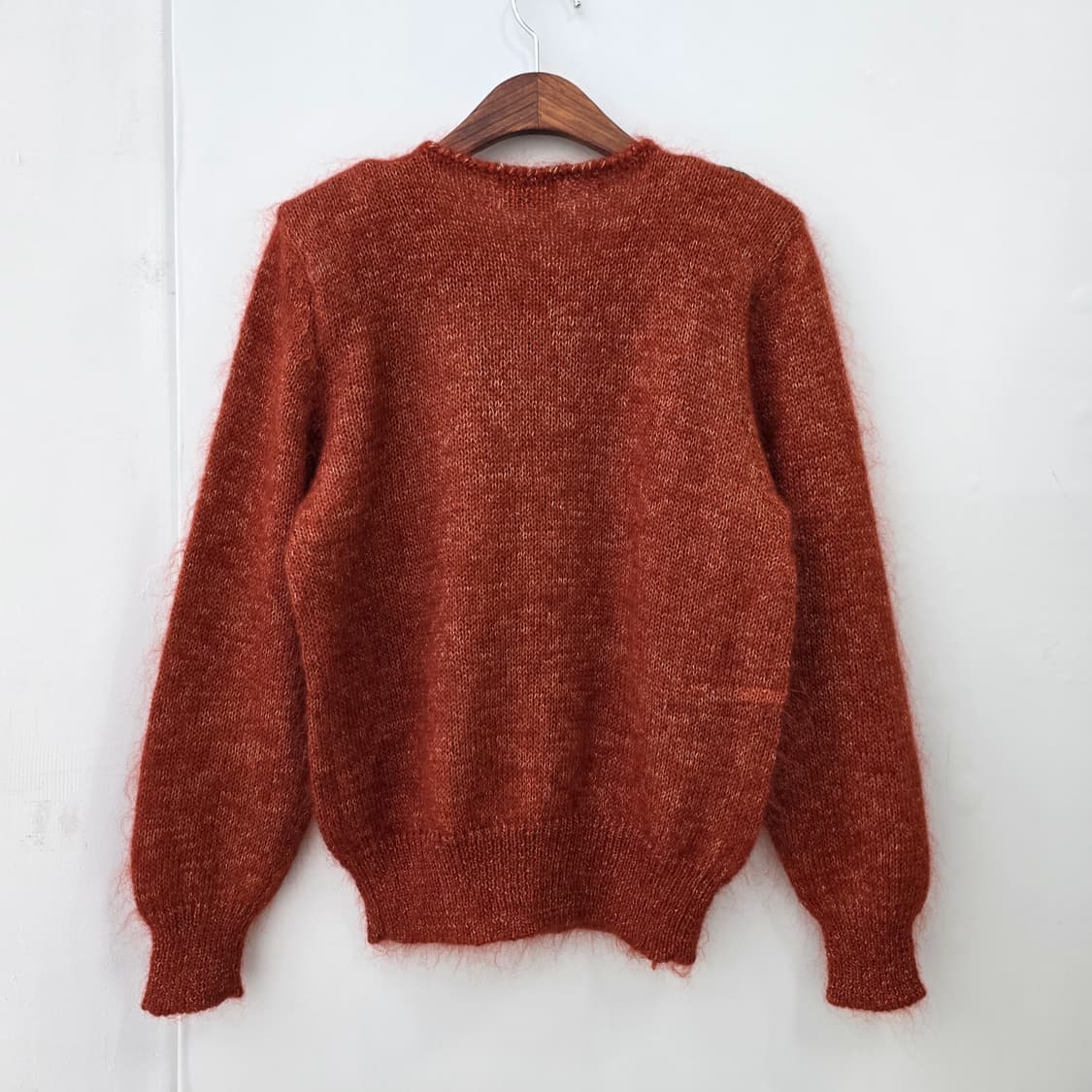 LA.BANDERLU 울 브릭오렌지 플라워 패치니트 상품이미지2