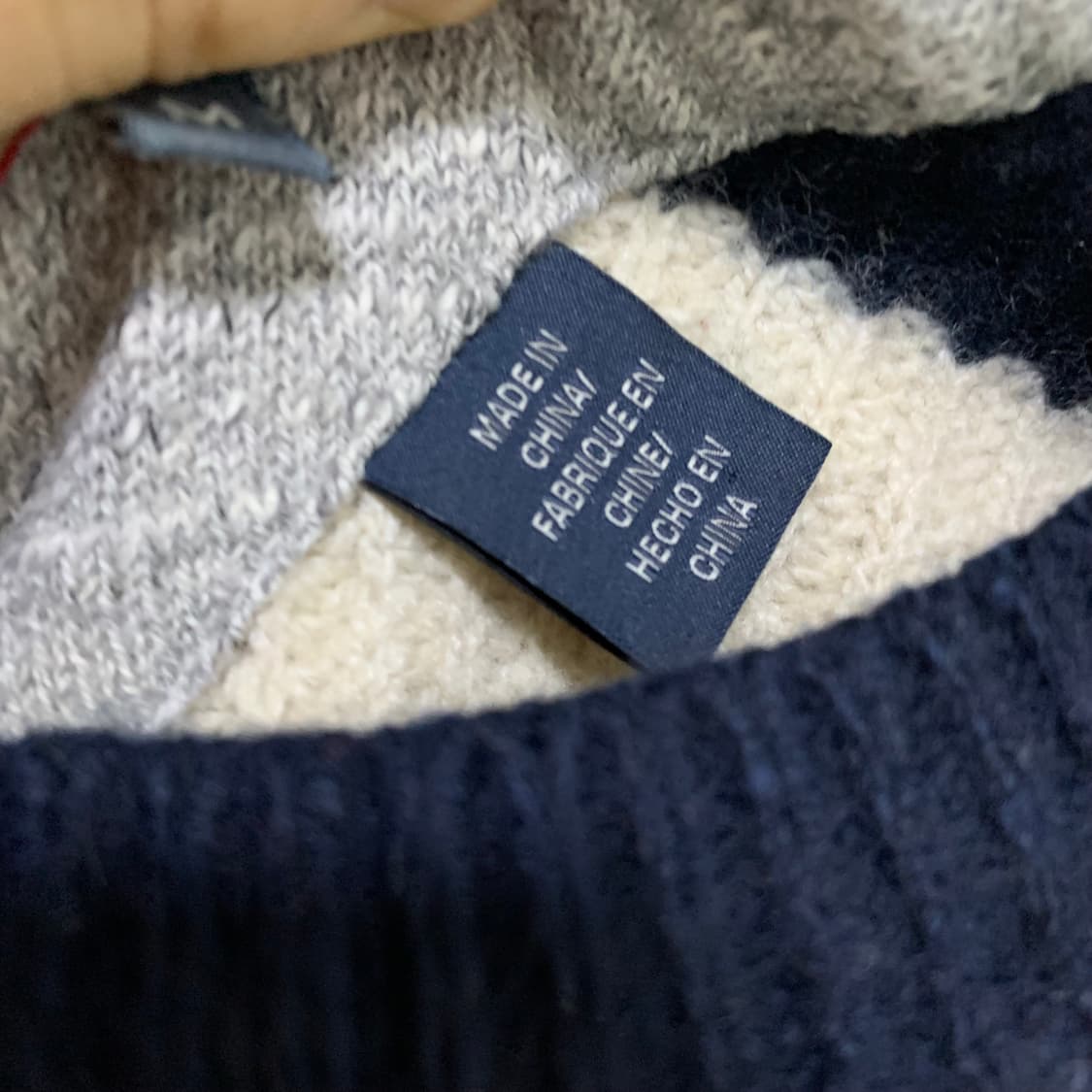 타미힐피거 스트라이프 7부 소매 빈티지 숄더 버튼 니트 M 상품이미지6