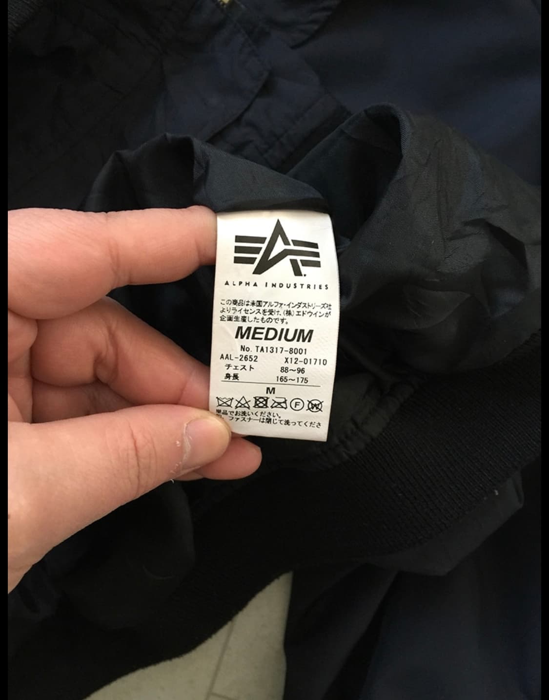 90a Alpha ma-1 Crop Bomber Jacket 100 상품이미지6