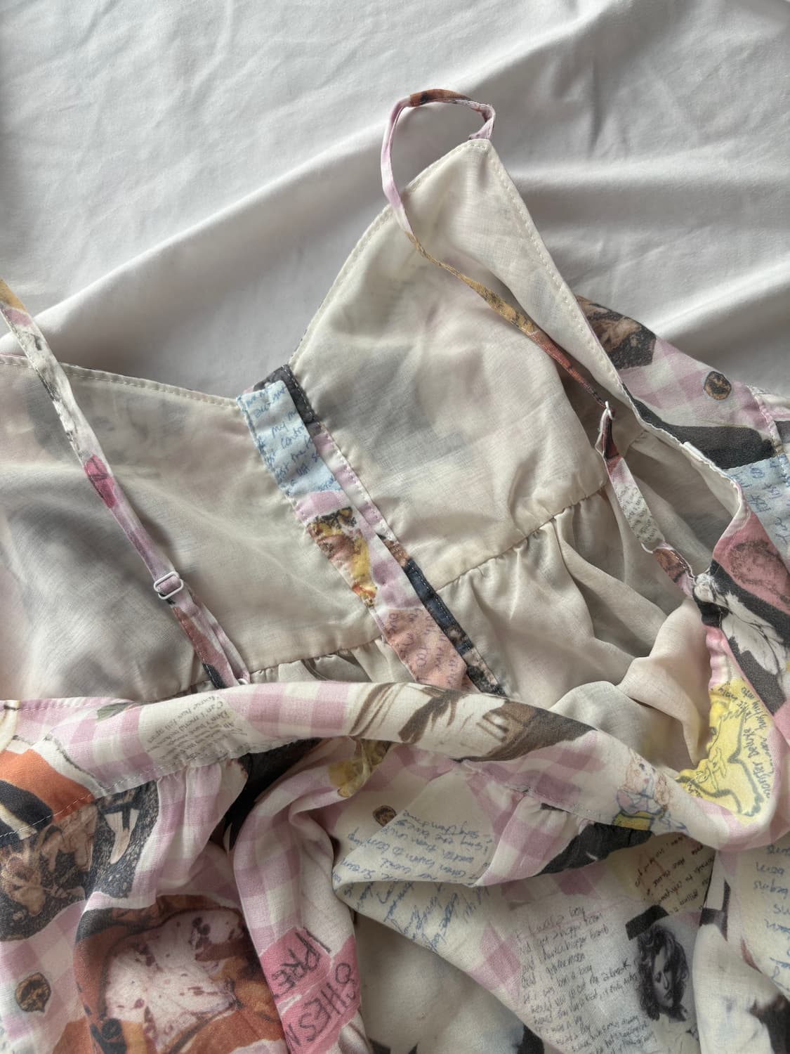 (새상품) 히스테릭 글래머 코트니 러브 그래픽 슬립 버튼 드레스 원피스 상품이미지3