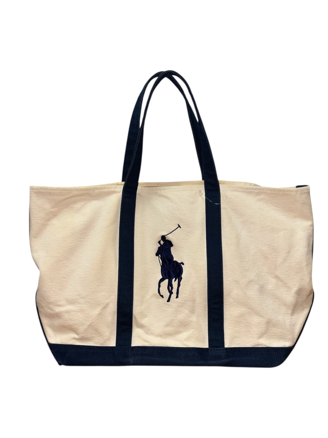 폴로 랄프로렌 아이보리 캔버스 토트백 상품이미지5