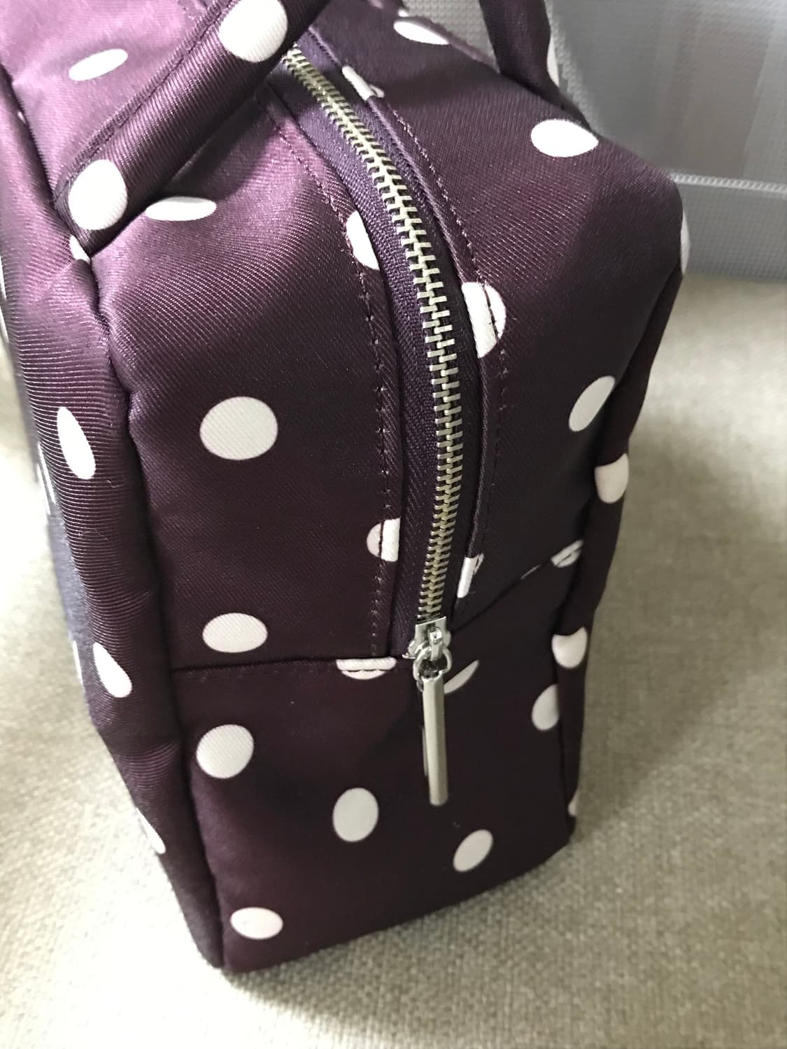 피치바스켓마켓 폴카 도트백 퍼플 Polka dot  bag 상품이미지4