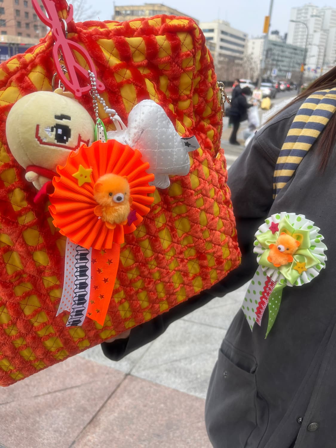 보라 곰돌이 로제트 👾 상품이미지3