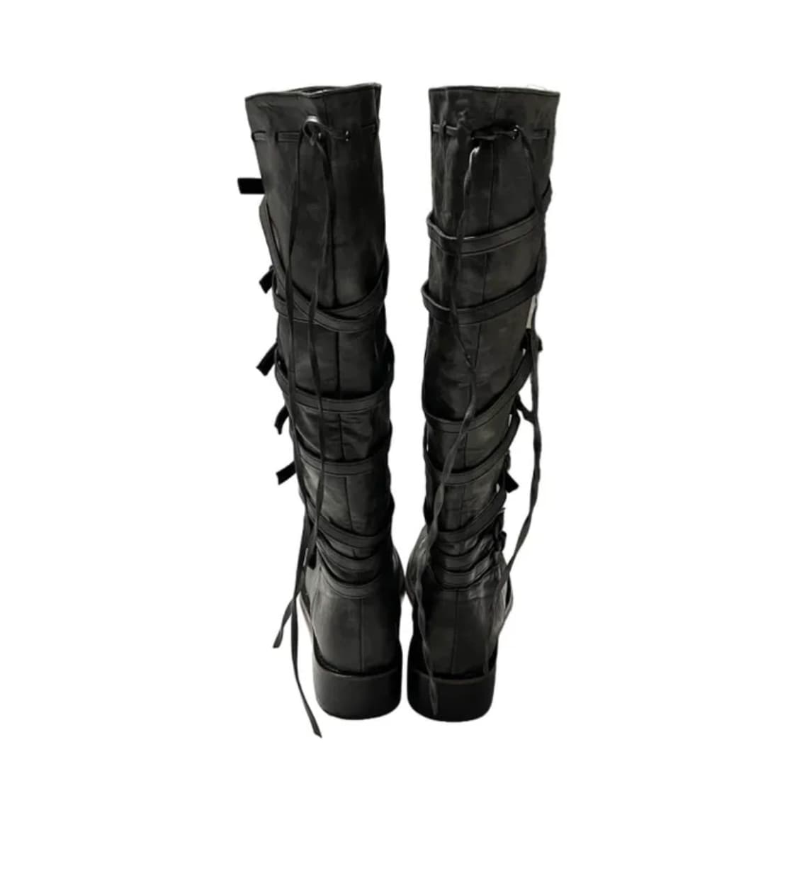 새상품) 워싱 스트랩 버클 부츠 245 상품이미지3