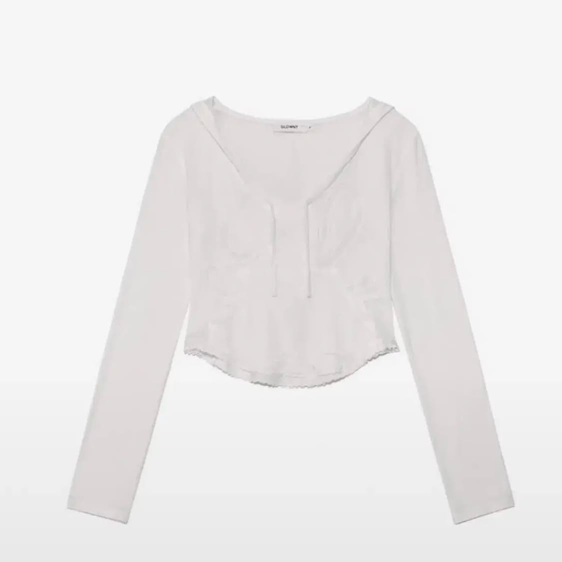 글로니 MUFFIN HOODIE TOP 화이트 L 상품이미지1