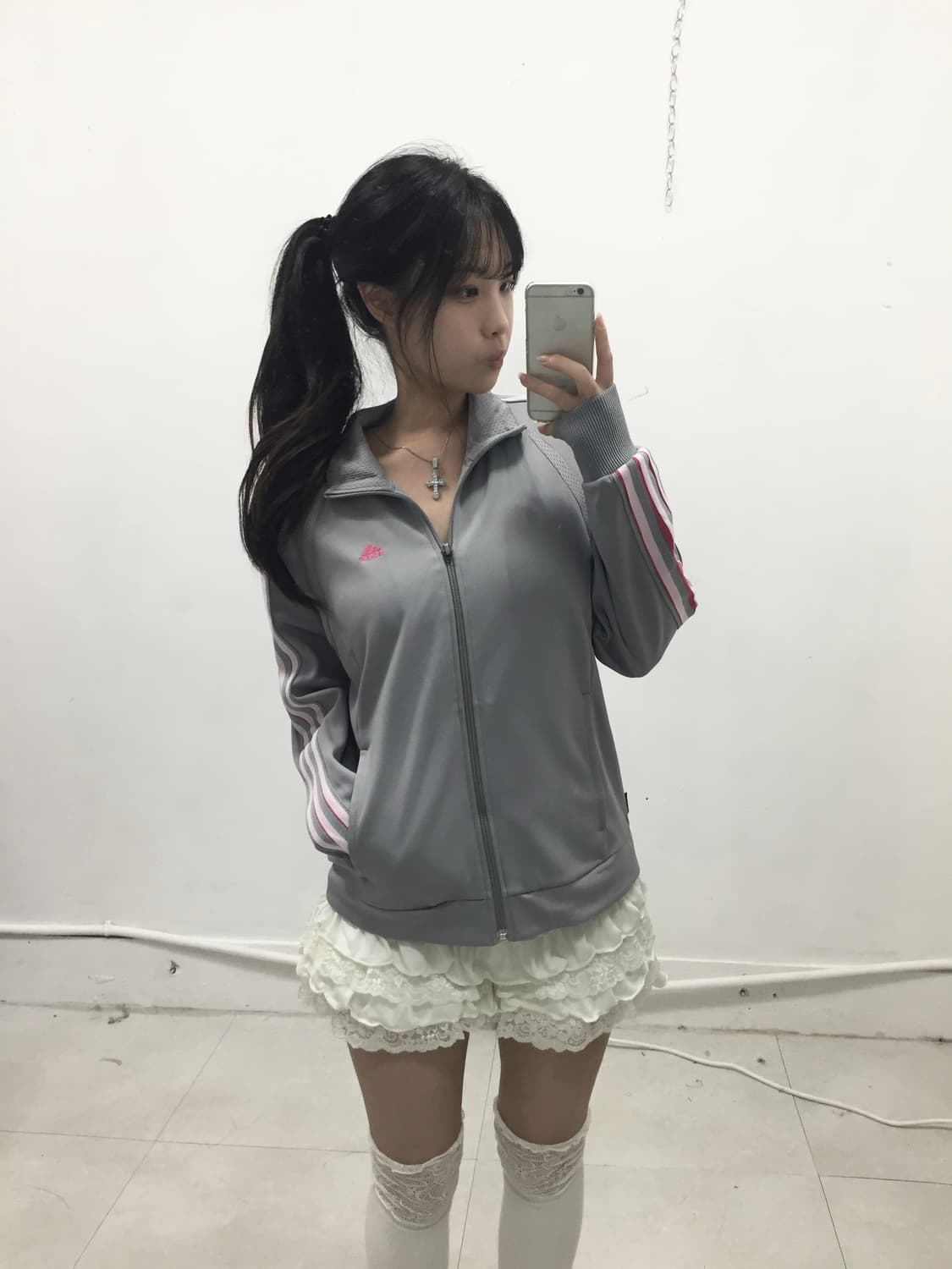 [ADIDAS] 아디다스 핑크그레이 져지 상품이미지1