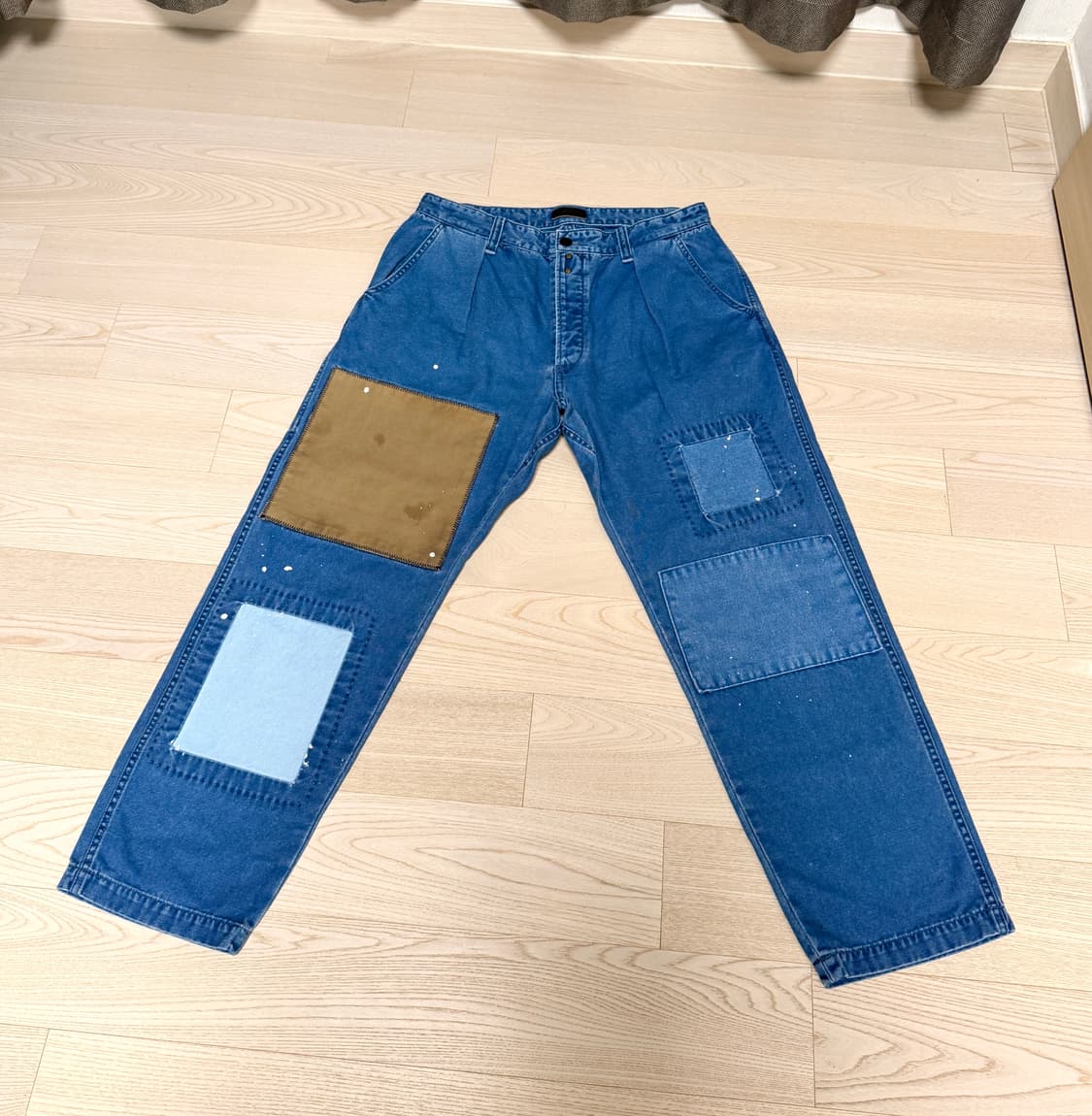 메이드원 (MADEWORN) / 패치워크 데님 초어 팬츠 / 32 새상품 상품이미지3