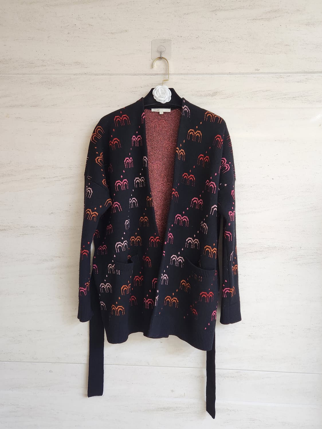 마쥬 엠블럼 자카드 가디건 1사이즈 상품이미지5