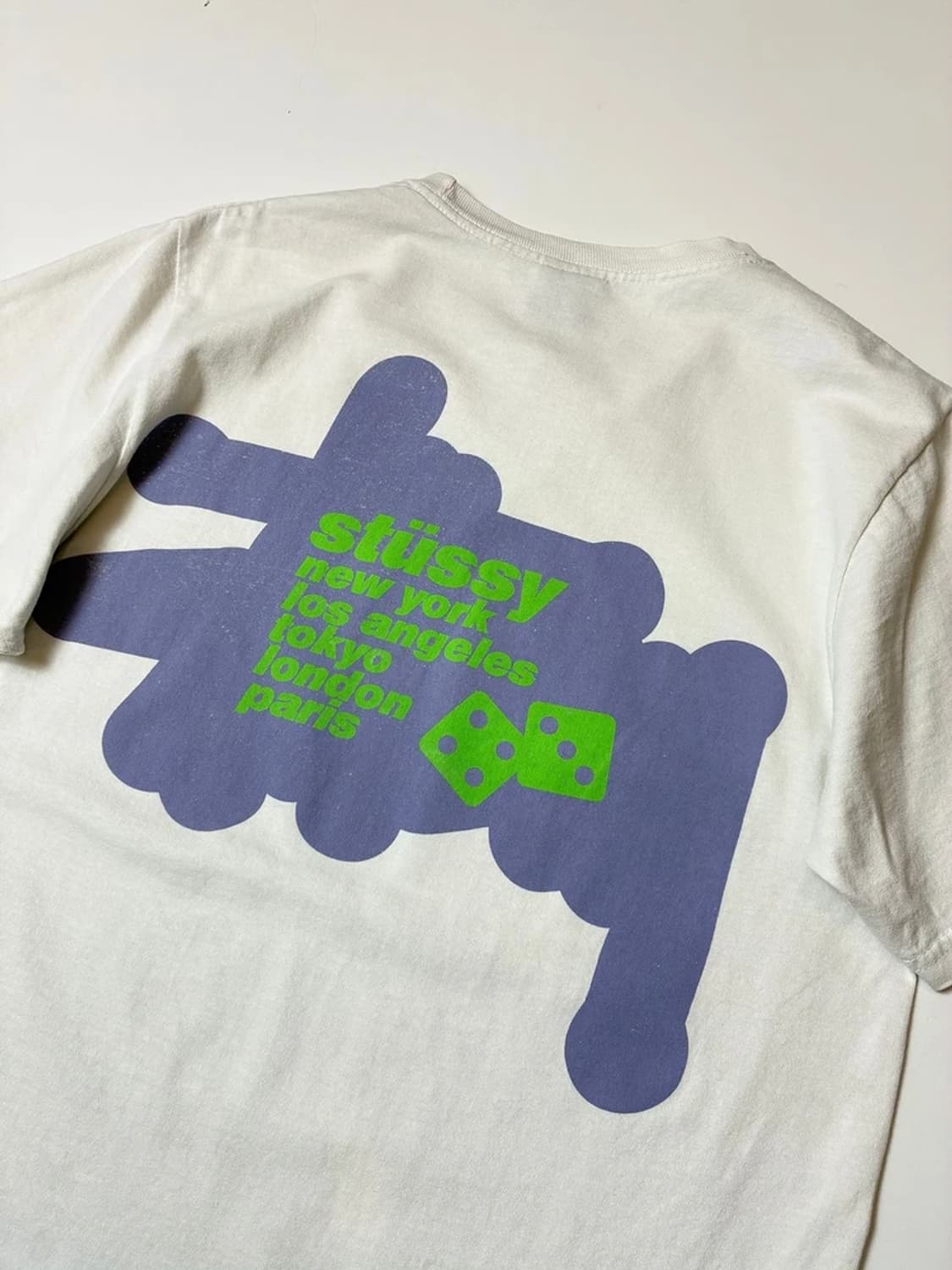 스투시 백프린팅 실루엣 코튼 반팔 티셔츠 PN9683 상품이미지2