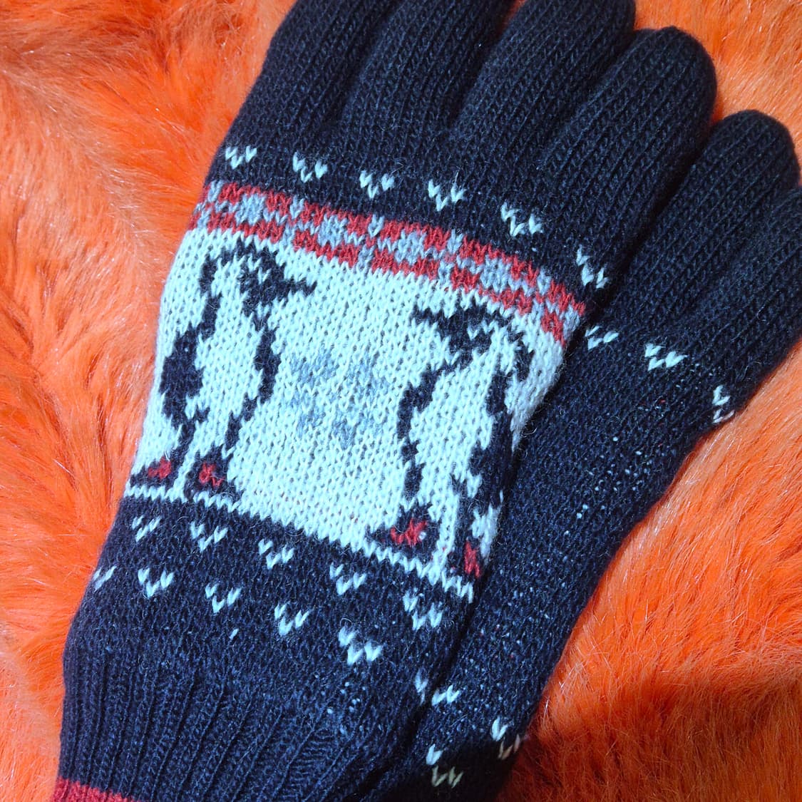 CHUMS 첨스 니트 장갑 새상품 남성M 상품이미지5