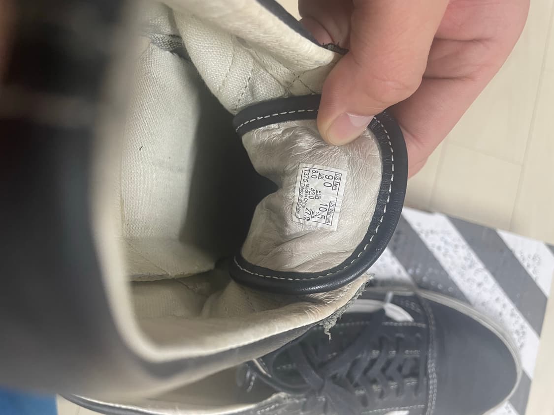 반스 볼트 og 올드스쿨 lx 레더 블랙 상품이미지5