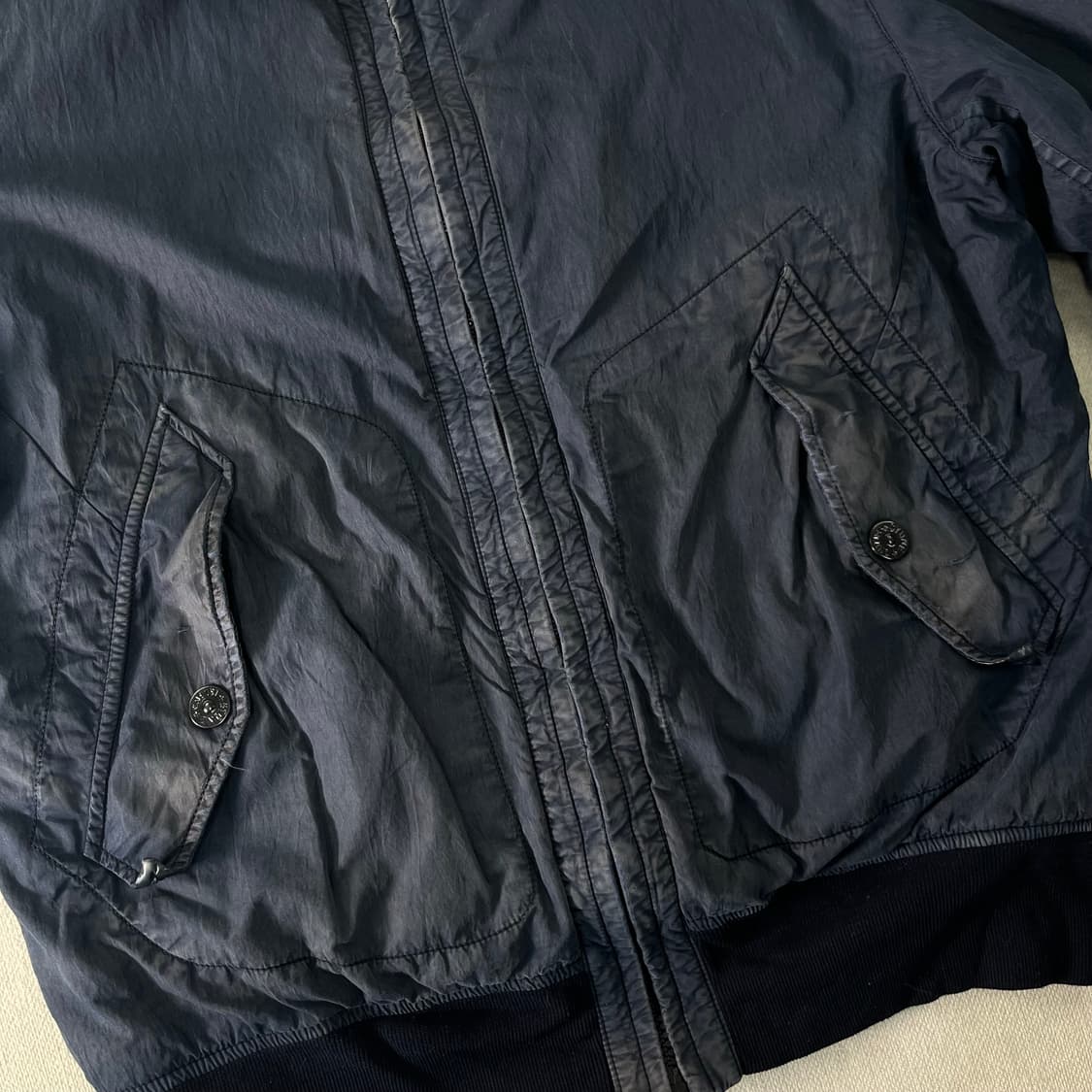 105 스톤아일랜드 텔라50 봄버 빈티지 자켓 상품이미지4