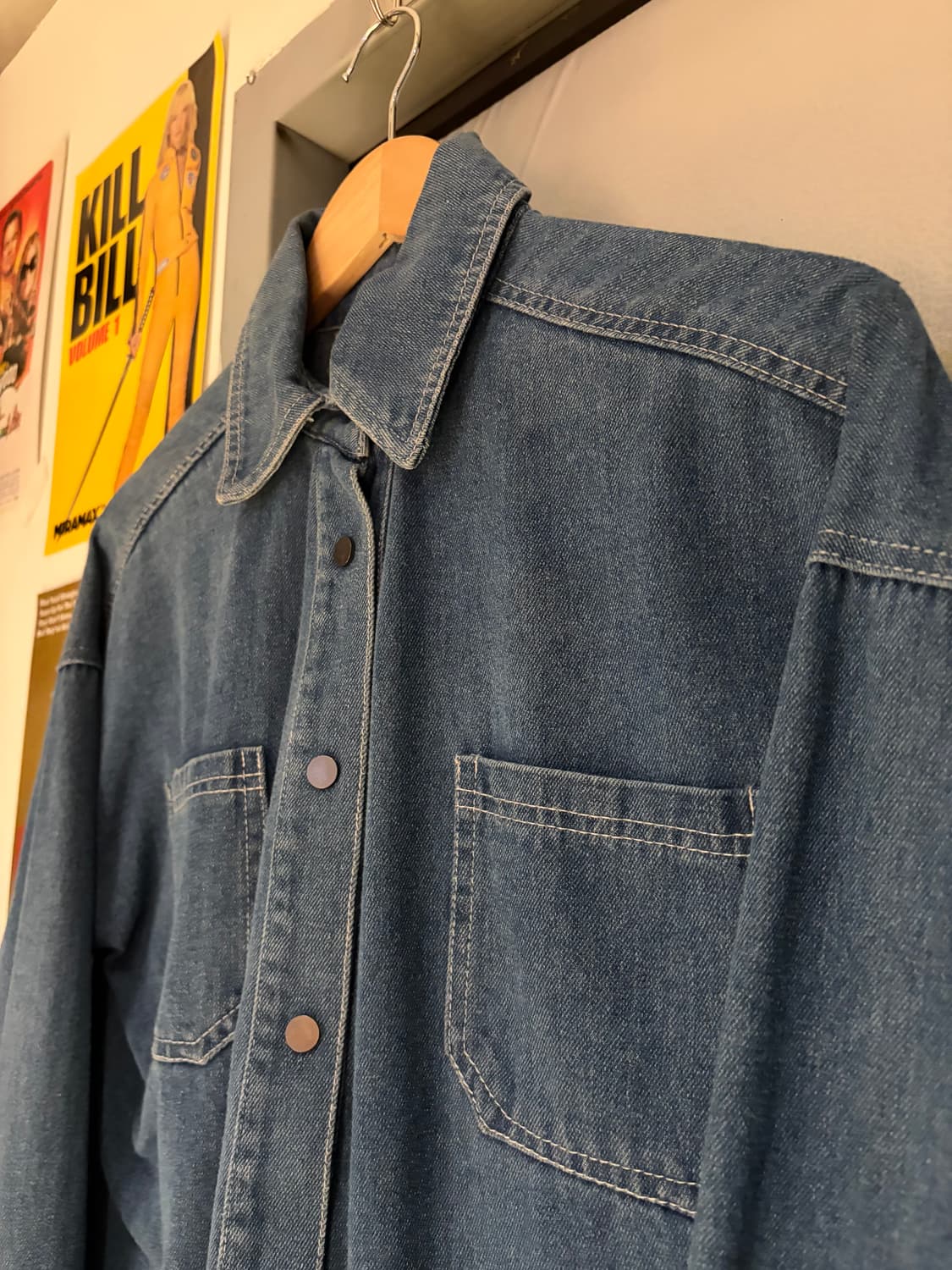 빈티지 데님 셔츠자켓 상품이미지2
