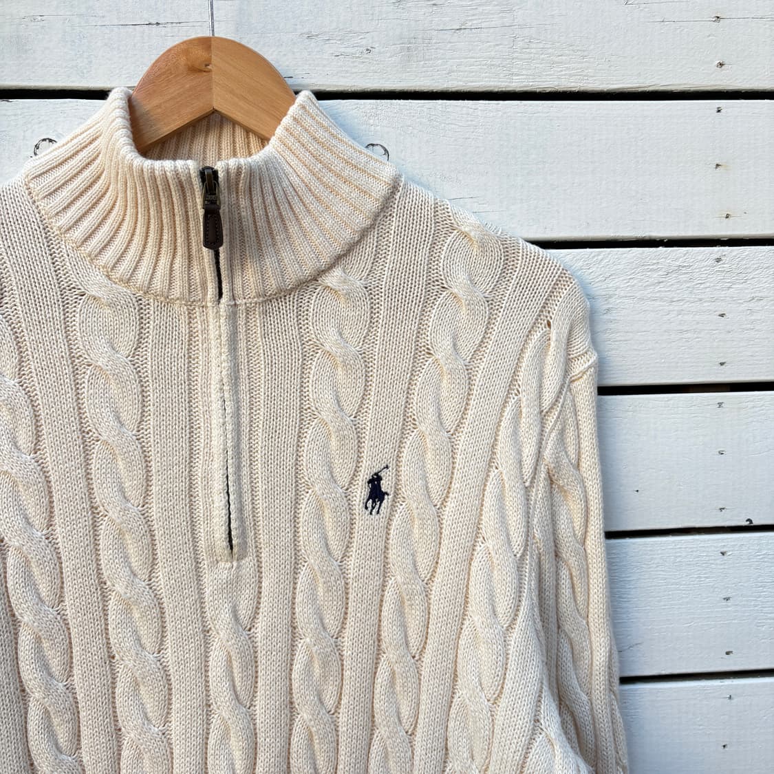 Polo 폴로 케이블 꽈배기 니트 풀오버 상품이미지3