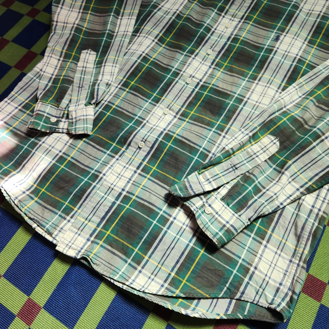 90s 폴로 랄프로렌 버튼다운 셔츠(USAmade) 상품이미지4