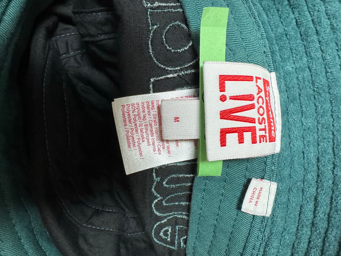 슈프림 x 라코스테 그린 버킷햇 미친 가격에 판매합니다! 상품이미지4