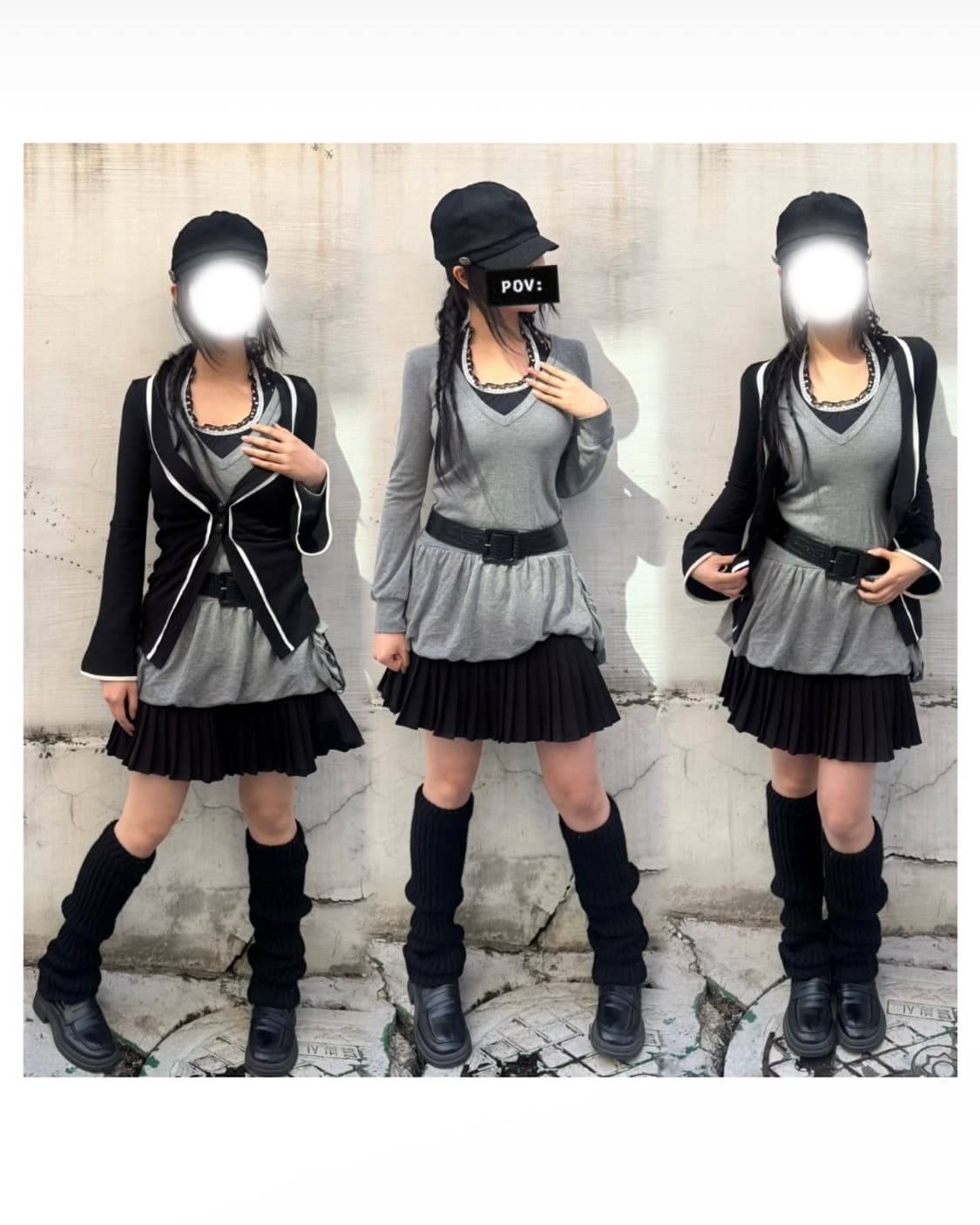 도쿄걸의프레피룩도전기.ˢᴱᵀ🏠 상품이미지5