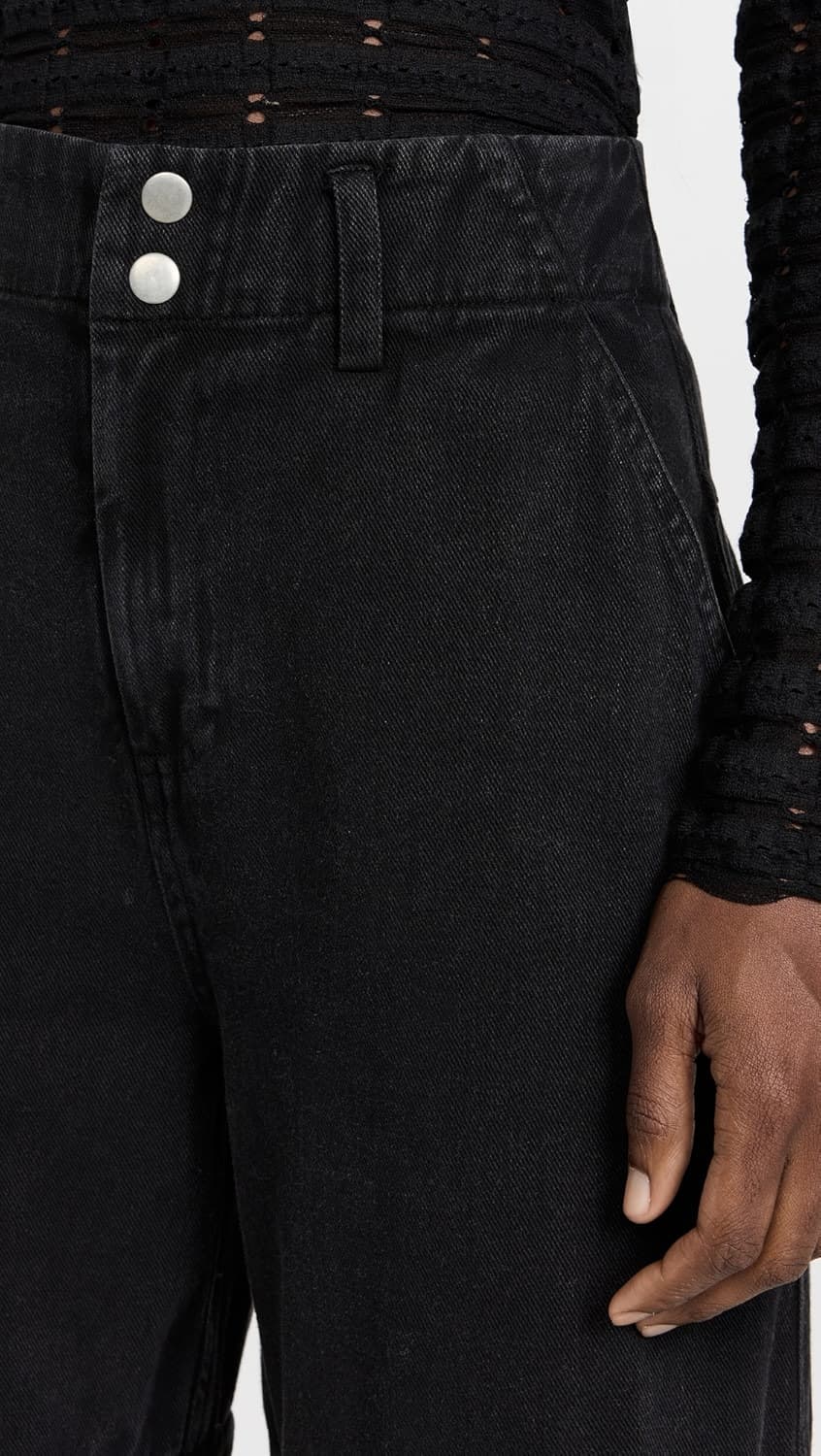 (정품)씨뉴욕 SEA NY 블랙 데님팬츠 상품이미지4