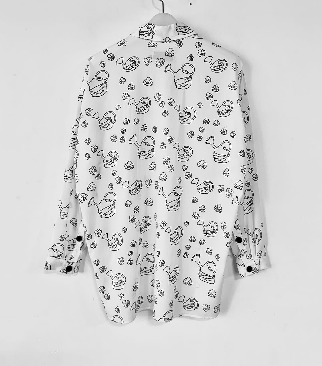 데바스테 프린트 셔츠 블라우스 상품이미지5