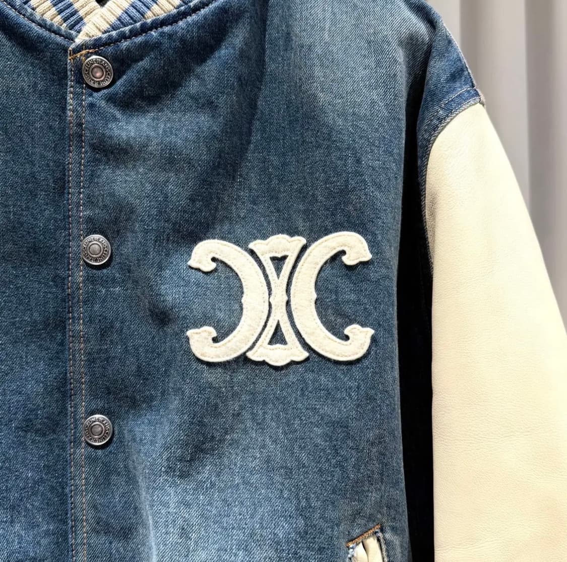 S / 셀린느 트레일 워시 데님 루즈 트리옹프 자켓 상품이미지4