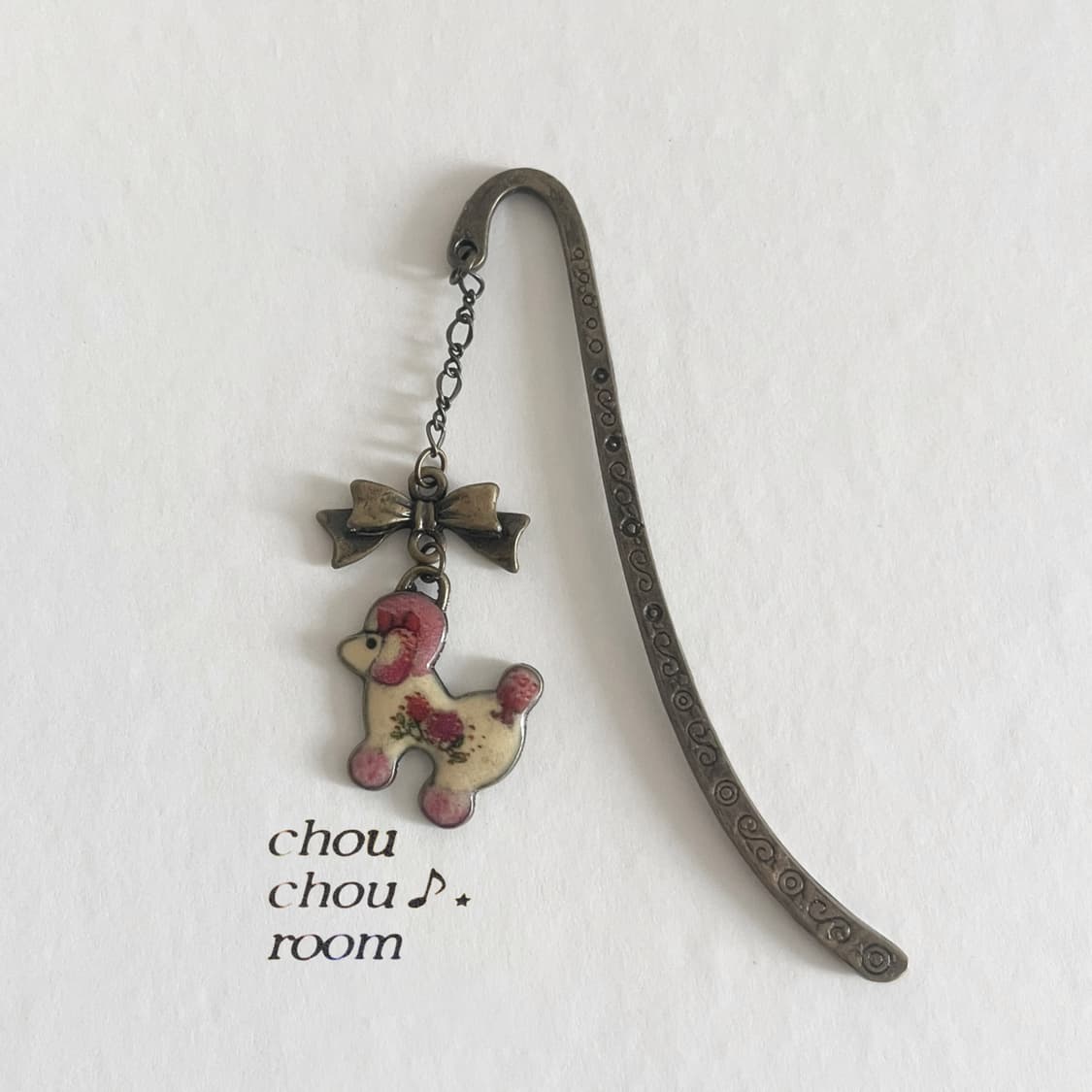 메탈 펜던트 책갈피 ⊰romantic puppy⊱ bookmark 상품이미지2