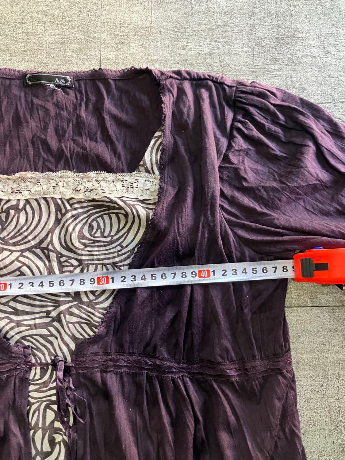 일본빈티지 Aoa 하구미모리걸 달천깔페어리보헤미안고딕 레이어드가디건 상품이미지3