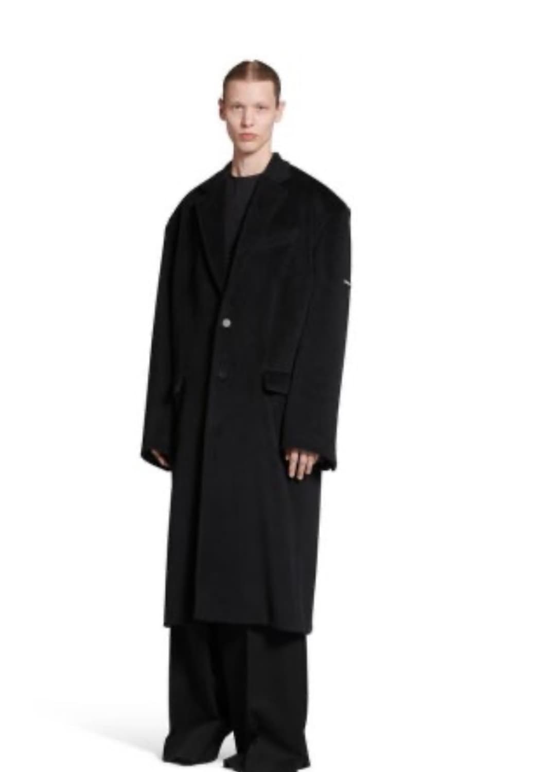 [2] 발렌시아가 스케이터 테일러드 코트 블랙 상품이미지2