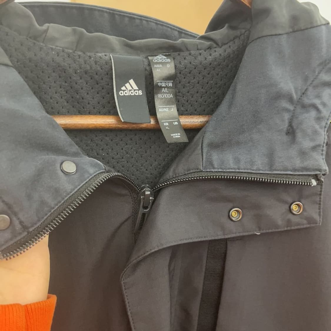 아디다스 테크웨어 스트랩 포켓 바람막이 자켓 XL C08906 상품이미지8