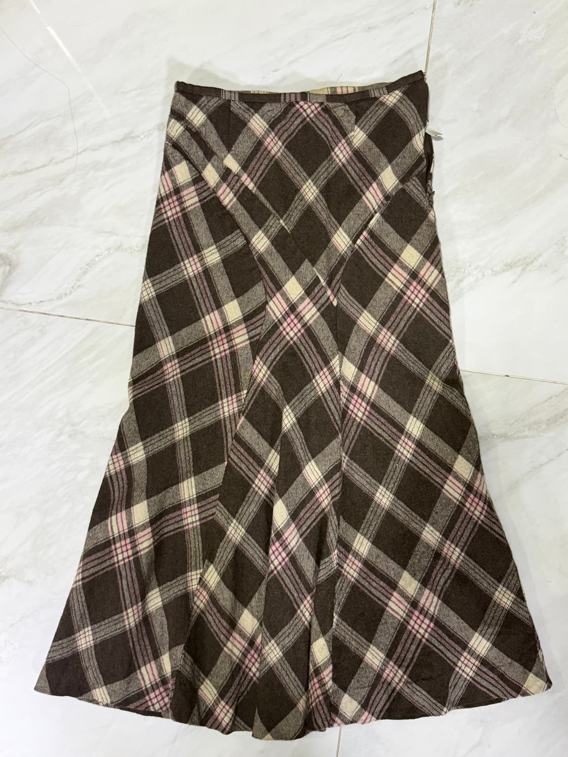 체크 스커트 상품이미지1