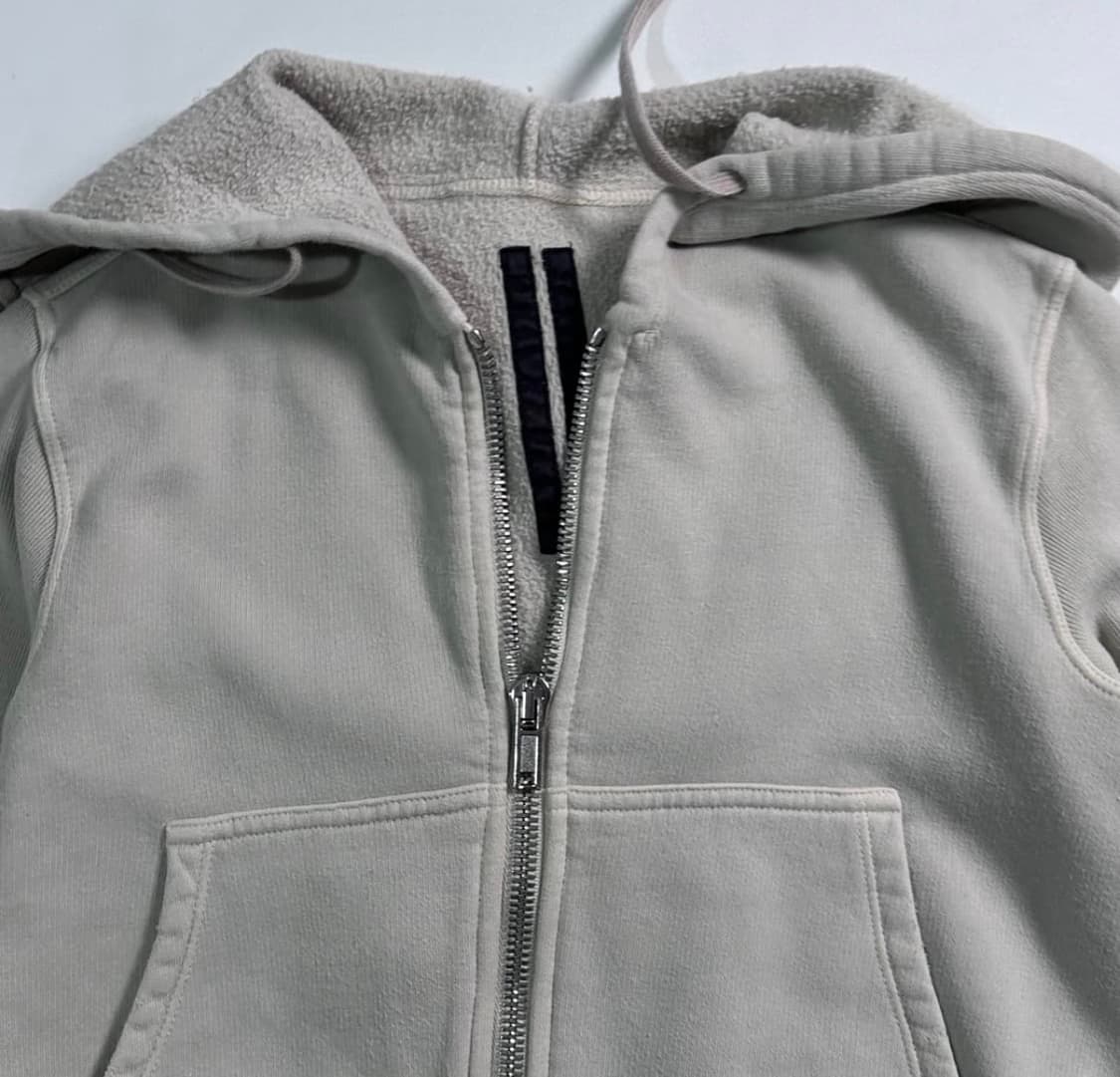 릭오웬스 크롭 후드집업 XS 상품이미지3