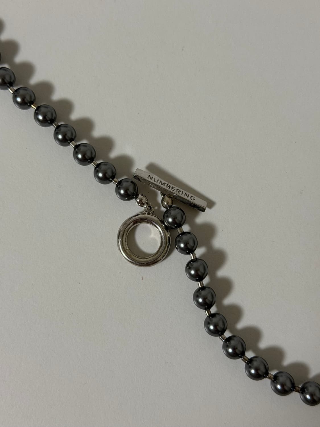 넘버링 #9718 흑진주 네크리스 6mm 상품이미지3