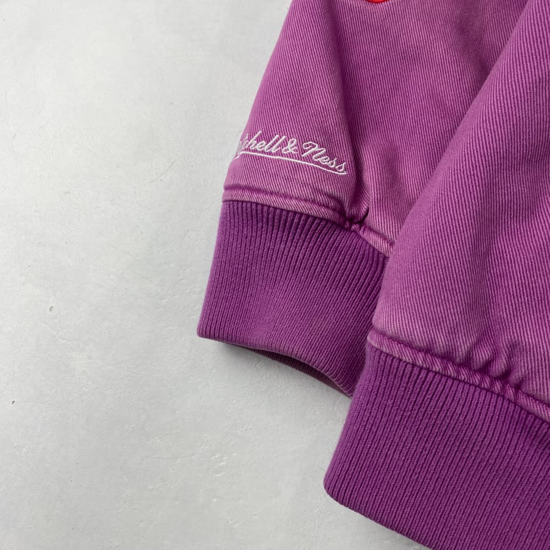 슈프림 X 스키틀즈 X 미첼앤네스 퍼플 바시티 자켓 (105) 상품이미지9