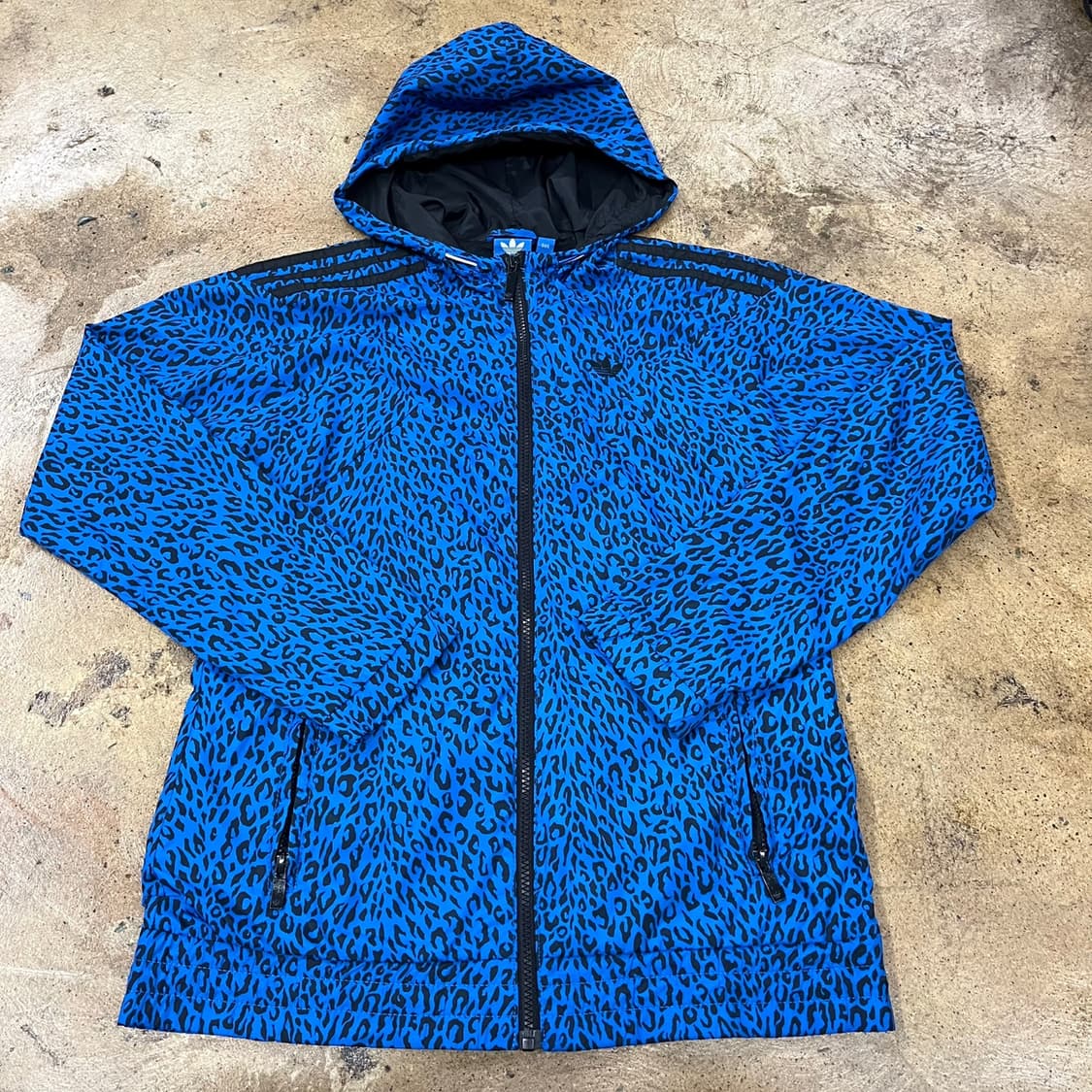 아디다스 블루 레오파드 호피 바람막이 95 상품이미지2