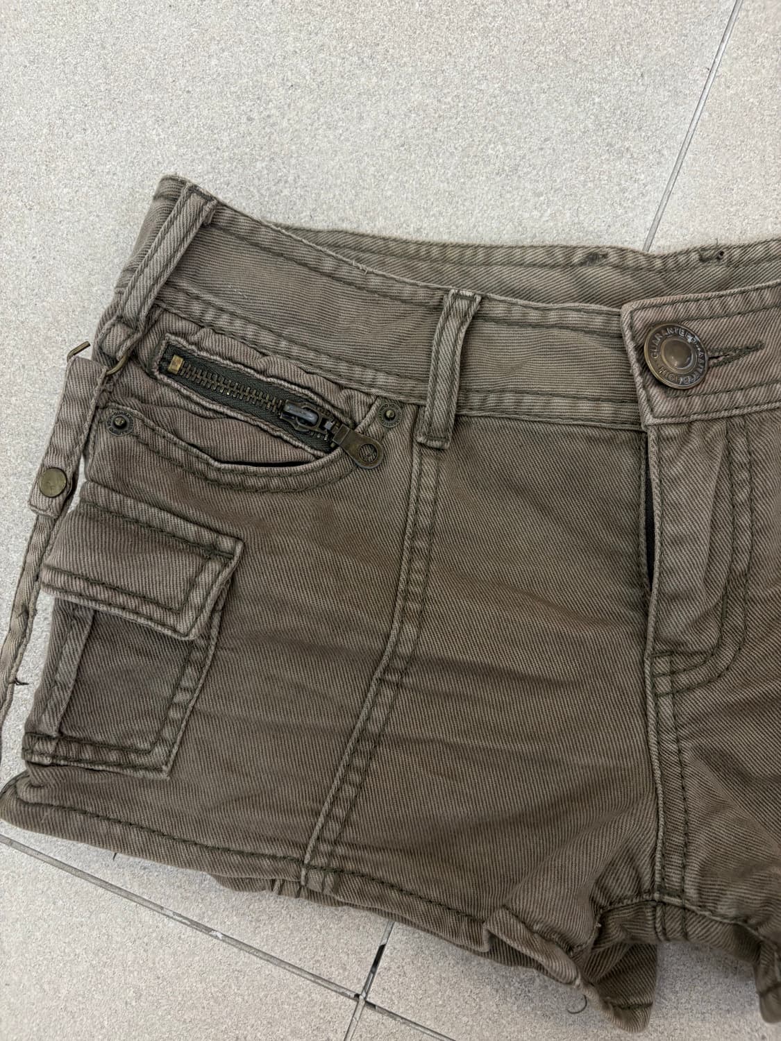 브라운 포켓 팬츠 상품이미지2